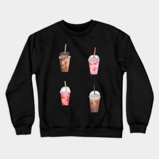 Milkshake - coffee set Crewneck Sweatshirt